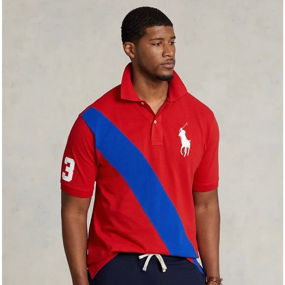 Ralph Lauren Other - Ralph Lauren Big Pony Polo Short Sleeve Shirt Men Red L Classic Fit Rugby Golf